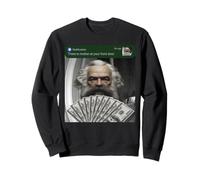 Karl Marx Il y a du Mouvement à Votre Porte d'entrée Le Communisme est Stupide Sweatshirt