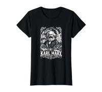 Karl Marx : Le Monde Doit Changer : Les Travailleurs doivent s'unir T-Shirt Graphique avec Valeur