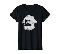 Karl Marx Marxisme Communiste Socialisme Communisme T-Shirt, Femme, Noir, L