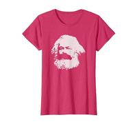 Karl Marx Marxisme Communiste Socialisme Communisme T-Shirt, Femme, Rouge Chiné, S