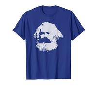 Karl Marx Marxisme Communiste Socialisme Communisme T-Shirt, Homme, Bleu Royal, S