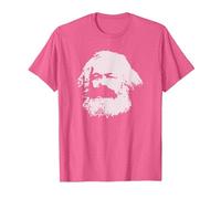 Karl Marx Marxisme Communiste Socialisme Communisme T-Shirt, Homme, Rose Chiné, S