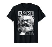 Karl Marx Marxisme Socialisme Communisme Drôle Pop Art T-Shirt