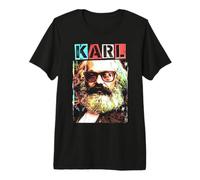 Karl Marx Marxisme Socialisme Communisme Drôle Pop Art T-Shirt Haut de Gamme
