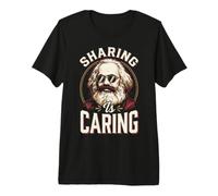 Karl Marx Partager C'est Prendre Soin T-Shirt Haut de Gamme