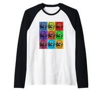 Karl Marx Pop Art, Portrait Revolutioniere, Rétro Vintage Manche Raglan