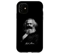 Karl Marx Portrait Socialisme Théorie Politique Icône Coque pour iPhone 11