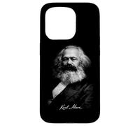 Karl Marx Portrait Socialisme Théorie Politique Icône Coque pour iPhone 15 Pro