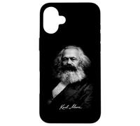Karl Marx Portrait Socialisme Théorie Politique Icône Coque pour iPhone 16 Plus