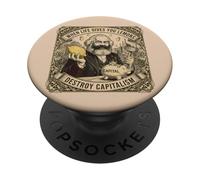 Karl Marx Quand la Vie Vous Donne des Citrons, détruisez Le capitalisme PopSockets PopGrip Adhésif