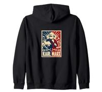 Karl Marx Théorie Politique socialiste Communiste Sweat à Capuche