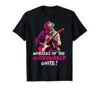 Karl Marx Workers of The Underwold Guitare Communism T-Shirt