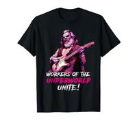Karl Marx Workers of The Underwold Guitare Communism T-Shirt