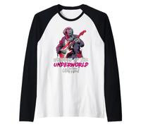 Karl Marx Zombie Jouant de la Guitare Communisme Musicien Manche Raglan