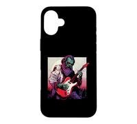 Karl Marx Zombie Jouant de la Guitare Communiste Communisme Musique Coque pour iPhone 16 Plus