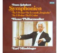 KARL MUNCHINGER - j.c. bach: sinfonias 2, 4 & 6 / telemann: don quichotte suite LP