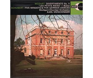 Karl Munchinger / Stuttgart Chamber Orchestra - Mozart Divertimento No. 11 In D Major (K.251) / Schubert Five Minuets * Five German Dances [Vinyl LP]