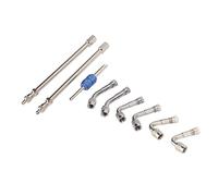 Karlak Adaptateur de Prolongement de Tige Valve, Accessoires en Métal, | Matériau robuste, utilisation simple, convient aux voitures et camions