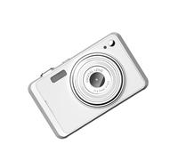 Karlak Appareil Photo Numérique 64MP Zoom 16X, Vidéo 4K, Technologie AF Close Up, écran 2,88 Pouces pour Adolescents Adultes Débutants, avec Fonction Webcam, 2 Piles, Design Compact (Blanc)