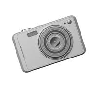 Karlak Appareil Photo Numérique 64MP Zoom 16X, Vidéo 4K, Technologie AF Close Up, écran 2,88 Pouces pour Adolescents Adultes Débutants, avec Fonction Webcam, 2 Piles, Design Compact (Argent)