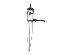 Karlak Boussole Artisanale en Cuir, Séparateur à Ressort, étrier de Séparation D'aile, Jauge de Marquage 45#, Jambe Trempée en Acier 75 Mm, 100 Mm, 125, 150 [marque] avec Di (150mm)