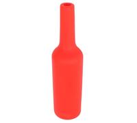 Karlak Bouteille D'entraînement de Barman en Silicone Incassable, Résistante aux Chutes, Parfaite pour L'apprentissage et la Formation, Taille Compacte pour S'entraîner N'importe où, (Rouge)