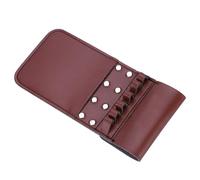 Karlak Carquois de Tir à l'arc en Cuir PU, Sac de Support Taille Portable avec 6 Pièces Rangement Flèches pour Les Activités Plein Air, Léger et élégant (Brun)