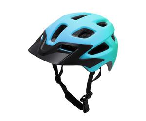 Karlak Casque de Vélo pour Enfants, Léger et Réglable, PC EPS, avec Plusieurs Trous D'aération, pour Les Activités de Cyclisme et, 55-58CM (Dégradé Bleu Vert)