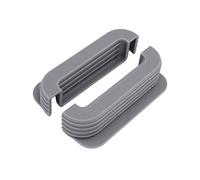 Karlak Couvercle de Poignée en Silicone, Protecteur de Poignée, Manchon, Texture Antidérapante, Lavable au Lave-vaisselle (Grise)