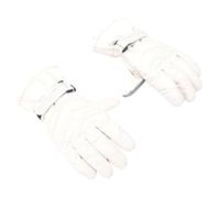 Karlak de Ski d'hiver Imperméables, Vent et Chauds pour Temps Froid, Compatibles avec Les écrans Tactiles, pour Hommes et Femmes, Le Ski Le Snowboard en extéri (Blanche)