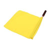 Karlak Drapeau D'arbitre Sportif, Drapeau de Signalisation Portable Haute visibilité avec Poignée Confortable pour Football, Volley-ball, 1 unité (Jaune)