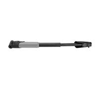 Karlak DUUTI Pompe à Air Portable pour Vélo, Gonfleur de Pneu Durable avec Kit de Montage pour Vélos Route et Montagne, Rouge, Robuste et Pratique (Grise)