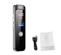 Karlak Enregistreur Vocal Numérique Enregistreur MP3 Clip sur 360 Double Micro activé par la Voix Écran de 0,96 Pouces Enregistrement en Un Type C Charge Rapide pour Les (16G)