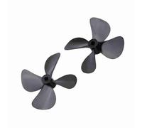 Karlak Hélice de Bateau RC à 4 Pales de qualité Supérieure, en Plastique Léger pour Une Forte Poussée 60mm pour Une Utilisation Aquatique