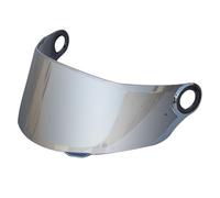 Karlak Lentille de Moto Transparente Antibuée pour LS2 FF358 FF396, avec Protection contre la Lumière du Soleil, le Vent et la Pluie (Argent)