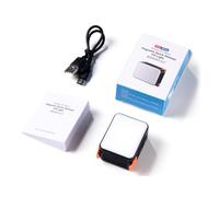 Karlak Lumière de Caméra Magnétique avec 5 Niveaux de luminosité, Lumière Remplissage IPX5 Durable pour 6 et Batterie Nano 800mAh