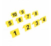 Karlak Marqueurs de Preuves en Acrylique Jaune Vif, Tentes D'identification pour les Fêtes sur les Scènes de Crime et Activités Jeux Rôle