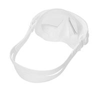 Karlak Masque de Plongée, Lentille Cambrée en Résine avec Traitement Anti-buée, Masque de Plongée à Faible Volume pour la en Apnée et la , Léger 115 G, Disponible Noir/Blanc/Rose (Blanche)