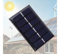 Karlak Panneau Solaire en Polysilicium 3 Pièces, Chargeur Compact et à Haute Conversion pour Lumières de Secours et Usage Domestique, 65x48mm