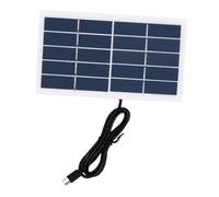 Karlak Panneau Solaire Portable 2W 5V Type-C, Sortie pour Caméra de | Silicium Polycristallin, Câble Compact de 1 M, Fonctionne avec la Lampe de Camping de Banque D'Alimentation de Téléphone,