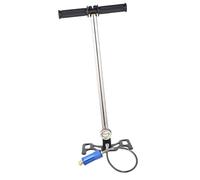 Karlak Pompe à Air Haute Pression Manuelle Portable avec Manomètre pour Les Amateurs de Plongée en Acier Inoxydable Antirouille