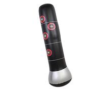Karlak Sac de Boxe Gonflable avec Pompe à Air, Construction Légère en PVC, Parfait pour L'entraînement Technique et Le Soulagement du Stress, Idéal pour la Salle de Sport à Domicile ou Une