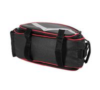 Karlak Sac de Coffre élégant pour Sac de Siège Arrière de Vélo de 13 L, avec Structure Solide, Bandes Réfléchissantes pour la visibilité Nocturne et la sécurité, Bandoulière Réglable