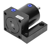 Karlak SRC40 Cylindre de Serrage Pneumatique à 90 Degrés, Bloc en Aluminium Haute Résistance, Paroi Intérieure Traitée Miroir, Résistant à L'usure et à L'érosion.Cohérence D'entrée et de (SRC40X90R)