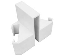 Karlak Support de Caméra pour Filet de Tennis, Support Portable et Stable pour L'analyse des Matchs, Entraînement, Coaching Les Amateurs Tennis, 15,5x8x17cm (Blanc)
