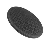 Karlak Support de Plateau Tournant à 360° 10'' pour Moniteur TV, Coussinets en Caoutchouc Anti-rayures et Rotation Douce, Double Face, capacité de 110 Lb, Noir, Pratique dans la