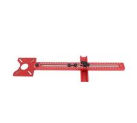 Karlak Support de Rainure de Fraisage en Alliage D'aluminium, Gabarit de Quincaillerie D'armoire Multifonctionnel Réglable pour Le Travail du Bois. Fabriqué en Alliage D'aluminium de