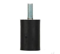 Karlak Supports en Caoutchouc M5 Silentblock, 4 Pièces - Éléments D'amortissement des Vibrations pour Compresseurs D'air, Moteurs, Moteurs à, Pompes à Eau, avec un Bon Tampon pour les (VD20*30