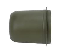 Karlak Tasse Doseuse Argentée, 150 Ml, 58 Mm, Mains Libres, Universelle, Inversée, en Acier Inoxydable, pour Machine à café, Peut Contenir Plus de Marc de café, Poudre Anti-vol, (Vert OD)