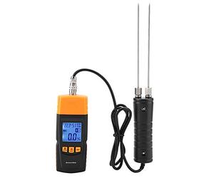 Karlak Testeur d'humidité du Bois Numérique avec écran LCD | Niveaux d\'humidité réglables, Excellente portabilité, Mesure le bambou et le coton, Conception efficace, Temps de réponse